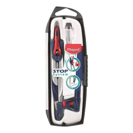 Boite à compa avec ses accessoires